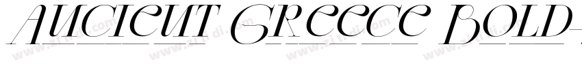 Ancient Greece Bold字体转换 Ancient Greece Bold字体转换